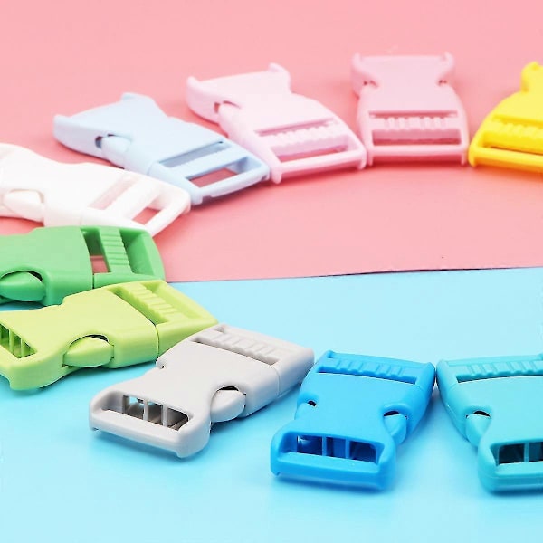 25mm Plastspänne Fäste Mini Säkerhetsspänne För Ryggsäckstejp