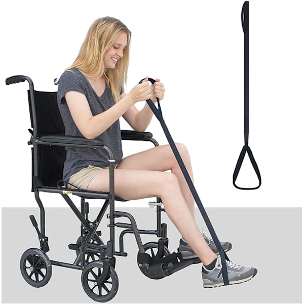 #Bærbar Rollestol Benløftestrop, Multifunktionel Handicappede E#
