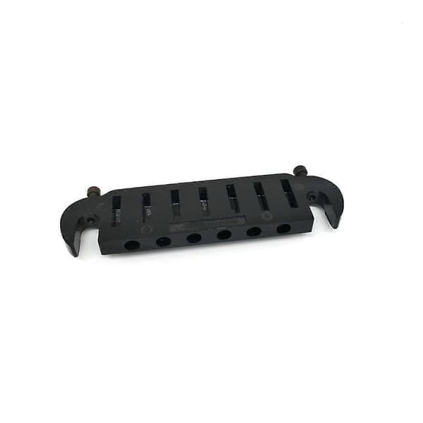 Justerbar Gitarrstall Liten Integrerad Stall Tailpiece för LP Stil Elgitarrdelar Svart