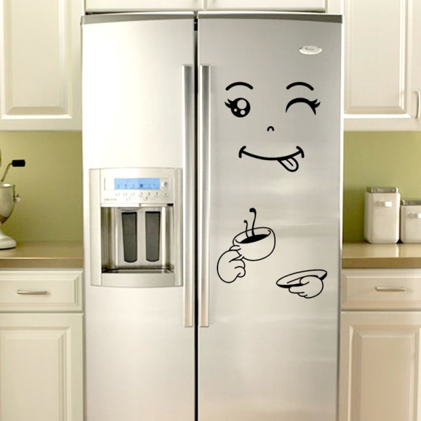 /#/Sunglasses smiley face fridge stickers cartoon fridge sticke/#/