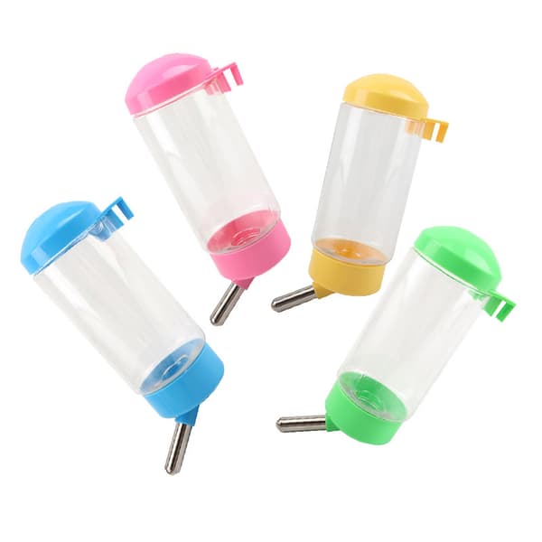#2 STK 400 ML Automatisk Hamster Foderflaske Plastik Dværgkanin Foderflaske Hamster Foderflaske Lækker Ikke Til Hamster Kat Hunde#
