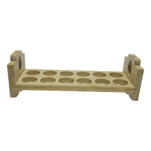 Egg Organizer Tre Eggbrett Gårdshus Display Benkeplate Eggbeholder Stativ Tre Egg Holder for Kjøkken Supermarked Matbod