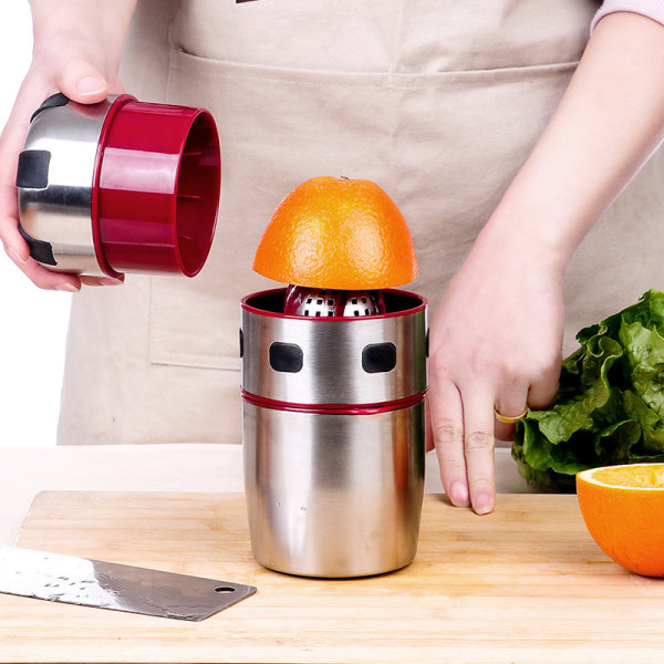 /#/Hjem Rustfritt Stål Juicer Glass Squeeze Juice Squeeze Vann/#/