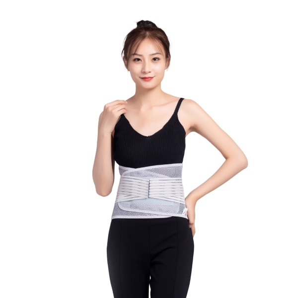 /#/2 stk. L HVID Postoperativ abdominalband Unisex Postoperativ korrektion Lindrer rygsmerter Justerbar lukning/#/
