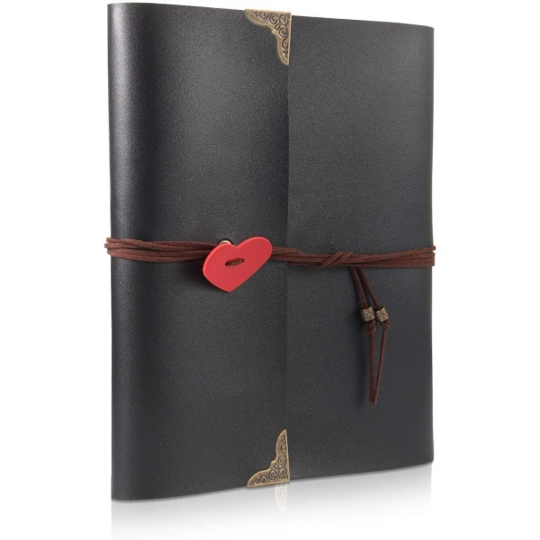 Scrapbook Leather Photo Album Wedding Guest Book DIY Keepsakes w