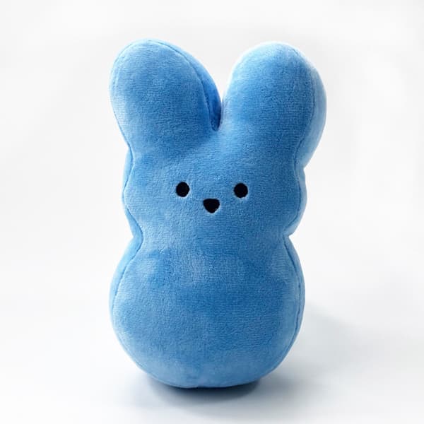 Blue Peeps Bunny Ornament Easter Cartoon Plush Rabbit Decoration