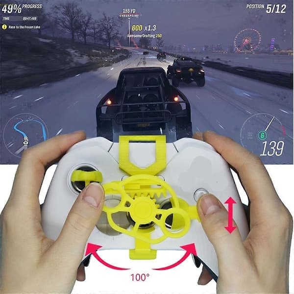 Mini Ratt for // Elite Controller Racing Spill Ratt Kontrollertilbehør Rød