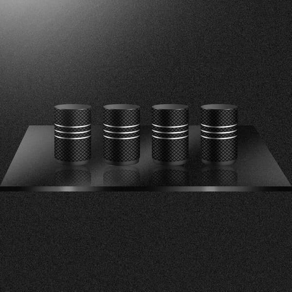 4 st 1,6x1 cm Aluminium Ventilhattar för Bil, Tunga Ventilhattar