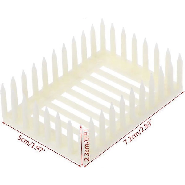 2 stk. Bikube Markeringsbur, Plastikclips, Biefanger, Biavlsredskaber, Markeringsmarkør, Biavlerholder