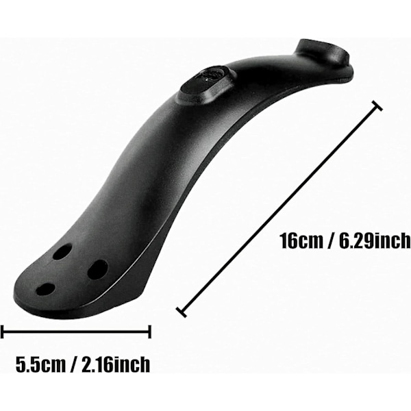 Bakre Stänkskärm Scooter Fender Fäste Scooter Tillbehör Kompatibel för Xiaomi M365/Pro 1S Scooter Svart