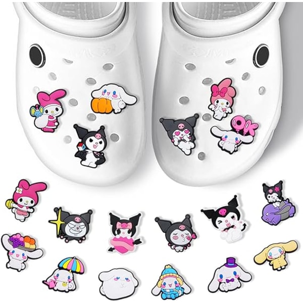 Sanrio 37 stk Sko-Smykker, Crocs-Smykker Crocs Tilbehør for