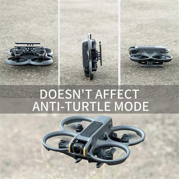 Gimbal Bumper Beskyttelse til AVATA 2 Tilbehørssæt Combo Landingsstel Orange&Sort