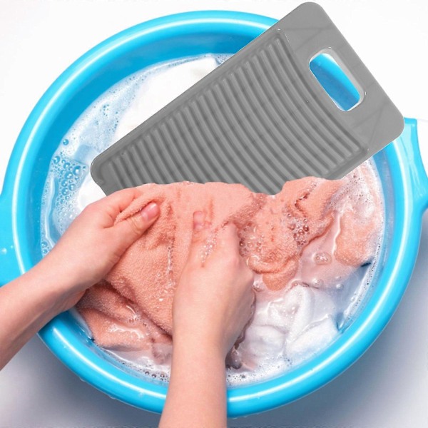 Hengbar Antiskli Vaskebrett Plast Vaskebrett Praktisk Klesvaskebrett