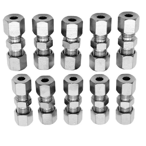 Bromsrörskoppling för bil, för bromsrör 4,75 mm utan fläns, biltillbehör