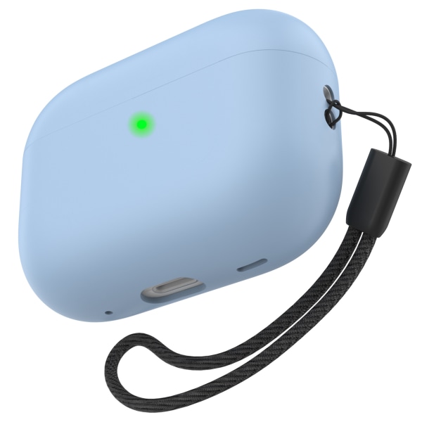 Ljusblått case kompatibelt med Airpods 2, Protective C