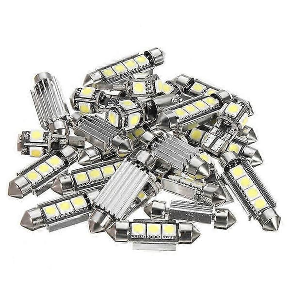 27 stk. hvite LED-lys for bil - E-Klasse W211 2002-2008
