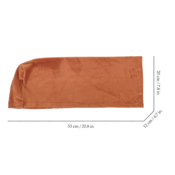 2 stk. Universelt Sofa Armlene Trekk Elastisk Armlene Beskytter Ensfarget Armlene Beskyttelsesduk Kamelfarge