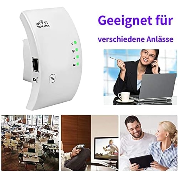 WiFi-förstärkare WiFi-booster 300 Mbps Trådlös Extender Nätverkssignal