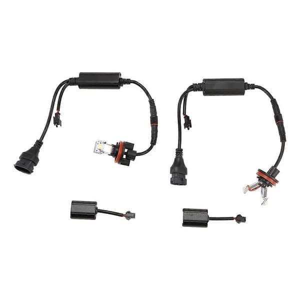 2st Bil LED Angel Eye Lampa 6000K H8 Glödlampa för E82 E87 E90 E91 E92 M3 E93 E60 E61 E63 E70 X5 E71 X6 E89 Z4