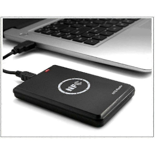 Rfid Nfc Kopimaskin Duplikator Nøkkelbrikke Smartkortleser Skriver 13.56mhz Kryptert Programmerer Us-haoyi