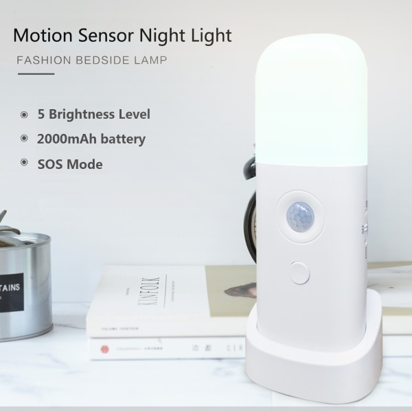 /#/Uppladdningsbar LED-nattlampa för vuxna, 2000 mAh inomhus rörelsesensor/#/