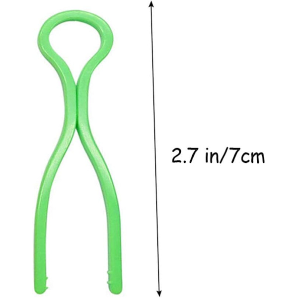100 st Färgglada Plast Spoleklämmor, Plast Spole