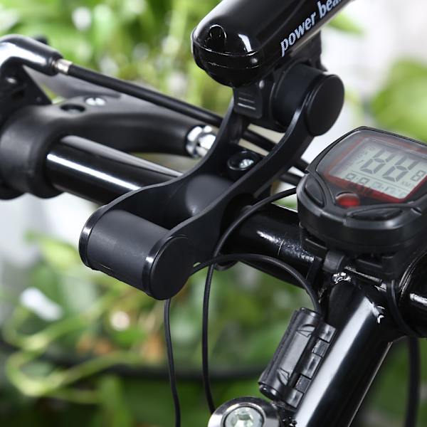 (Sort) Aluminium Konverteringsbeslag til Cykler Mobiltelefonholder