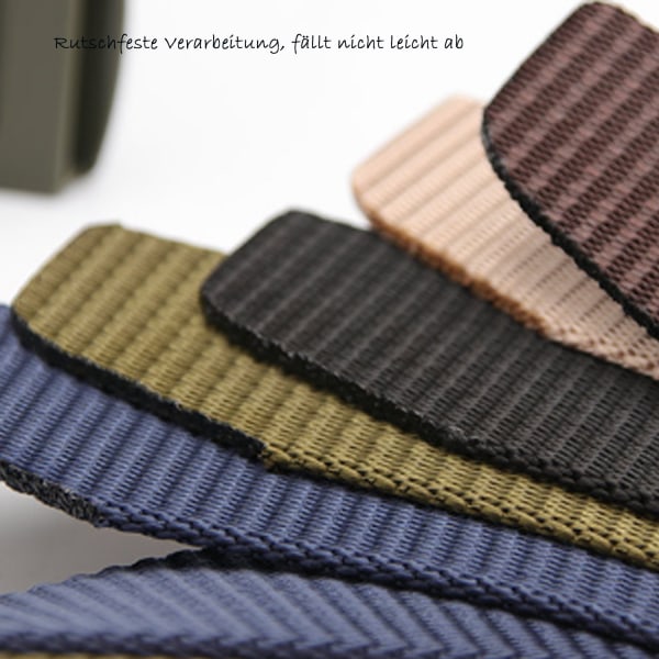 #1st Tactical bälte i grönt andningsbart nylon för utomhusbruk#