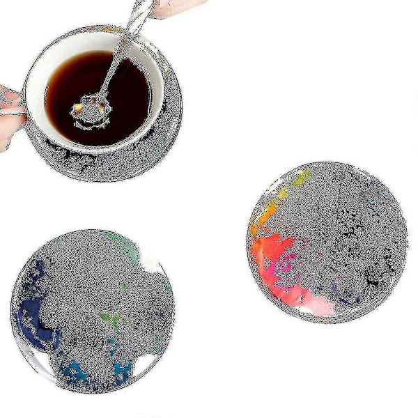 4 stk. Silikoneforme til Brikker til Epoxy Resin med Opbevaringsboks Form g20242589739