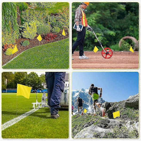 Merkintäliput nurmikolle, 30 kpl, PVC pienet liput, merkintäliput nurmikolle, puutarhaliput