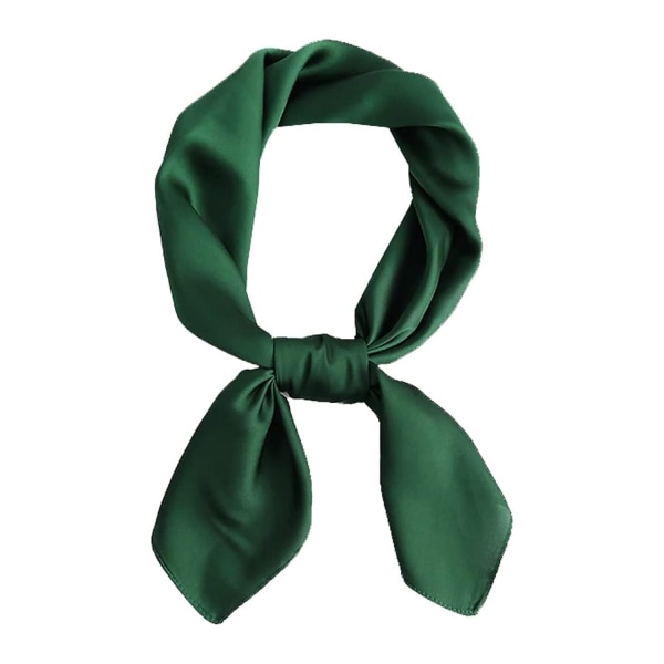 #Grön sidenscarf för kvinnor, siden, lätt#