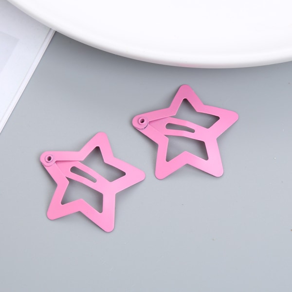 12 st Stjärnformade Hårclips Barrettes Hårclips Hårnålar Hår Smycken för Babyflickor Barn Tonåringar