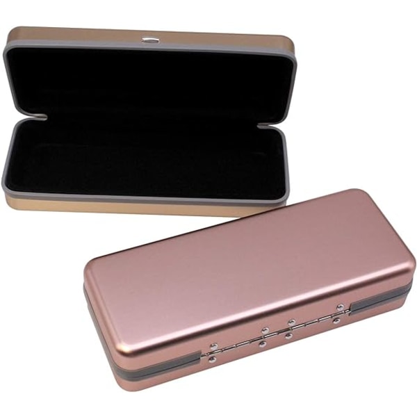 Trendig Aluminium Glasfodral Rosa