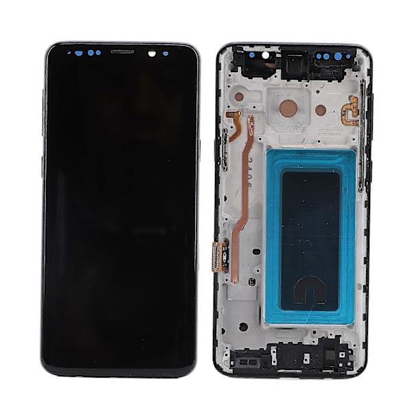 Telefon Skärmenhet TFT Touch Digitizer Display Skärmenhet med Ram Reparationsverktyg för Galaxy S9