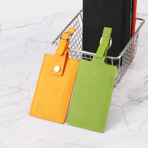 Læder Bagagemærker, 7 Styk PVC Bagagemærker Bagagemærker, Rejse