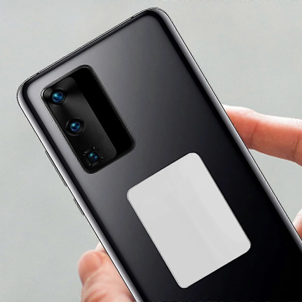 2 stk. Spejl Decal til Smartphone Klæbe-på Makeup Spejl Selvklæbende Akryl Spejl Sticker