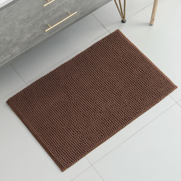 40x60cm (Kaffe) Bademåtte Antislip Absorberende Badeværelsesmåtte til Visning
