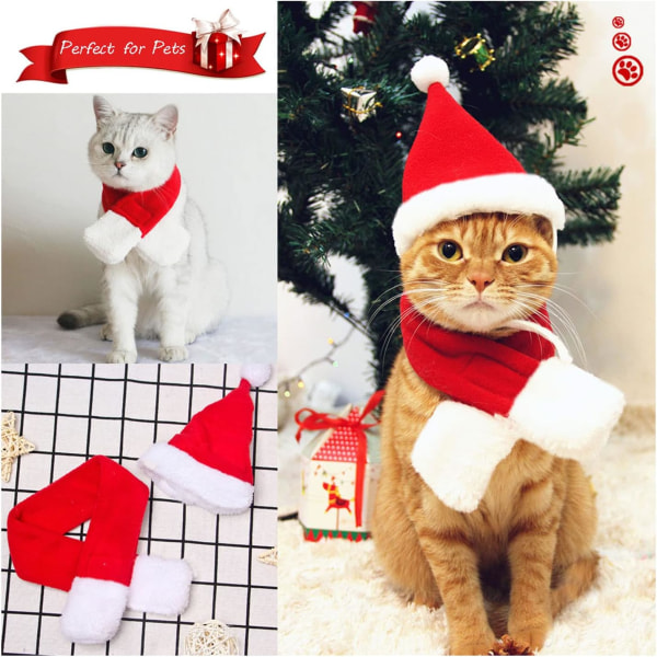 #2-delad juldräkt för hund och katt, husdjursjuldräkt, husdjursjuldräkt