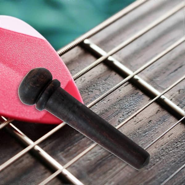 6 stk. Palisander Guitar Bro Pins End Pin Sæt