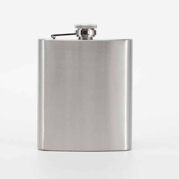 #Hip flask i rustfrit stål, letvægts, inkluderer låg, lækagesikker#