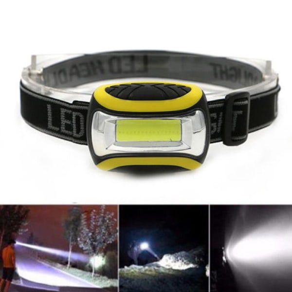 #Three-speed COB Headlamp, Bright Plastic Headlamp, Work Light for#