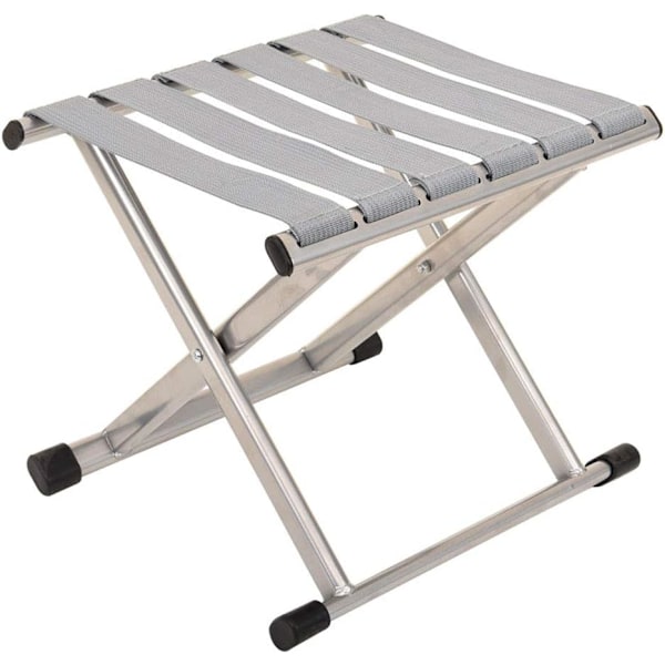 *Fällbar stol Utomhus Bärbar Fällbar Stol Fällbar Pall Tjockning Mazha Enkel Fällbar Fiske Pall Liten Bänk Silver (liten)*