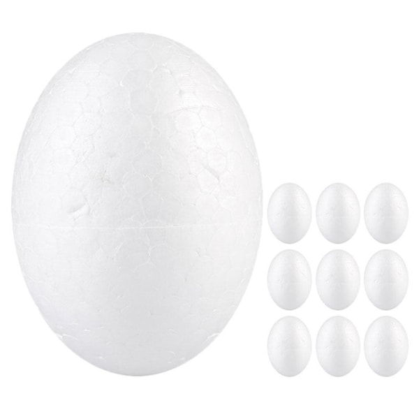10 st konstgjorda ägg DIY konstgjorda ägg Dekorationer konstgjorda kycklingägg DIY konstgjorda äggdekorationer