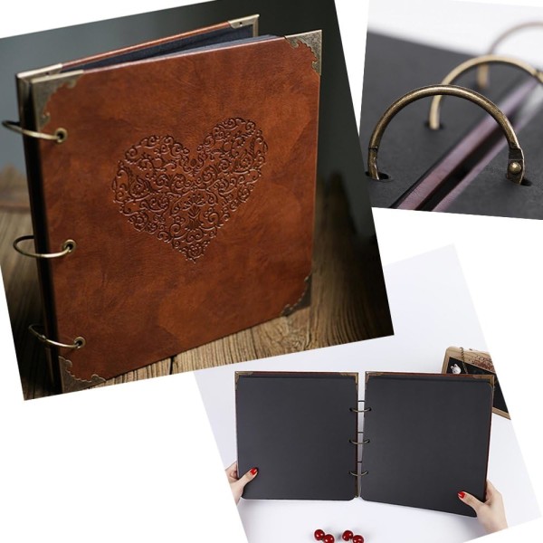 Fotoalbum eller DIY-skrapbok (10x10 tum 50 sidor dubbelsidig)