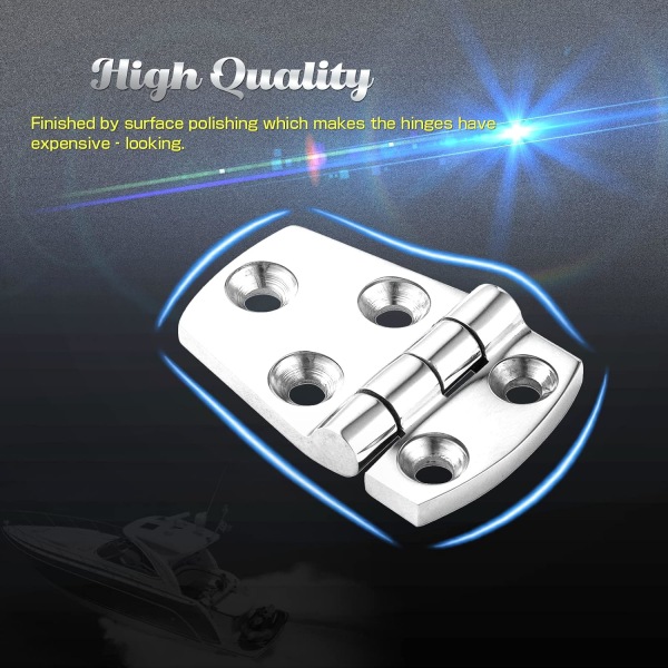 *2 Hardware Support Dørhængsel Stål Heavy Duty Stål Bådshængsel C*