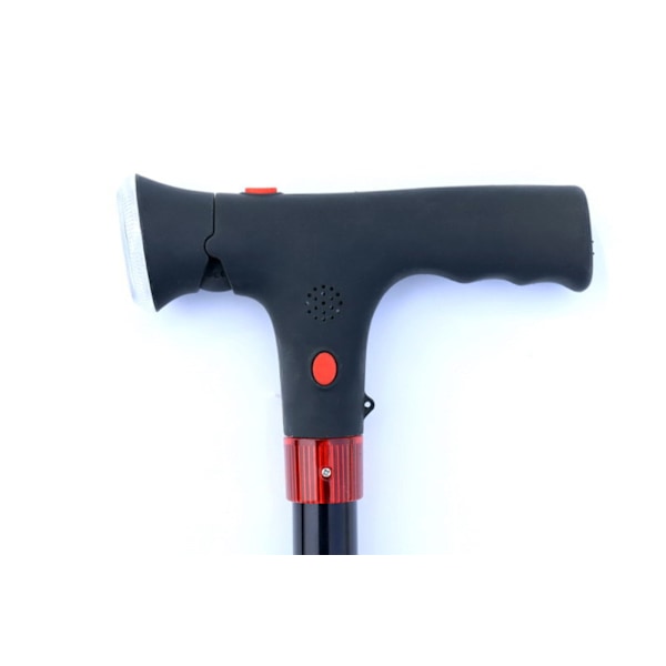 #Vandrastavar Vikbara Käppar Vikbara Kryckor för Äldre LED-Ljus Alarm#