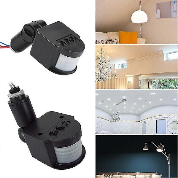 Anysell DC 3.7V 5V 12V 24V PIR Bevægelsessensor Væglampe Switch Kit