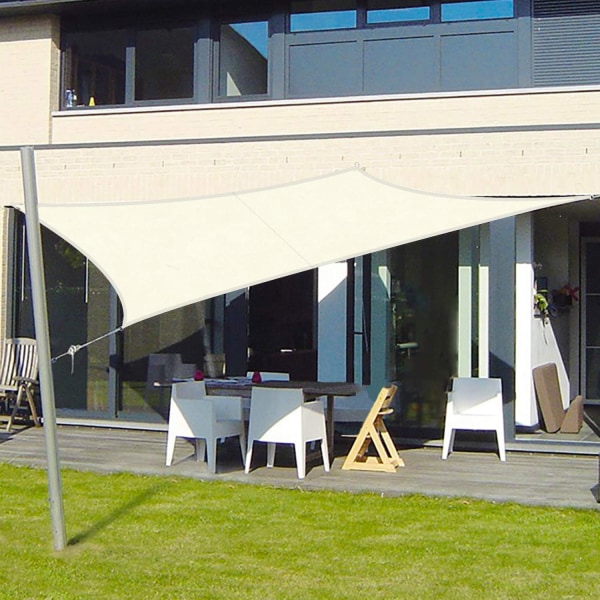 Solsejl Rektangulær Polyester Skyggedug Vandafvisende Anti UV