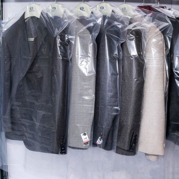 20 st Cover för kläder kan hängas genomskinlig dammtät påse