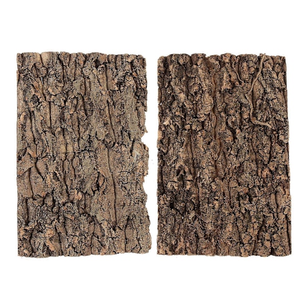 2 stk. Reptil Træbark Terrarium Træbark Reptil Platform Reptil Bark Platform Terrarium Dekoration